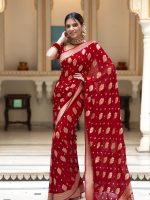 Dhupiyan Sharee with Blouse Piece 20805 - Image 4