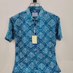 Luxury Spandex Cot Drooped Shouldered Shirt 21130
