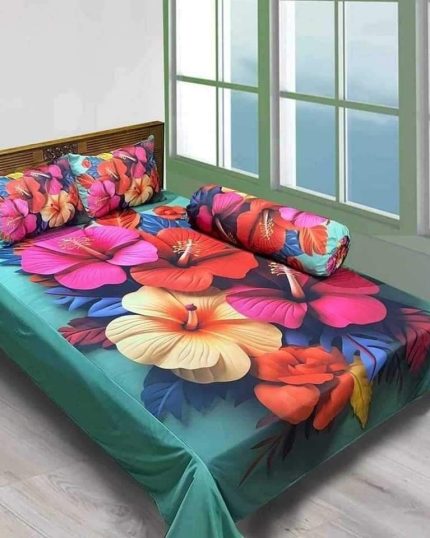 Primium 3D Bedsheet Four Piece Set 17570