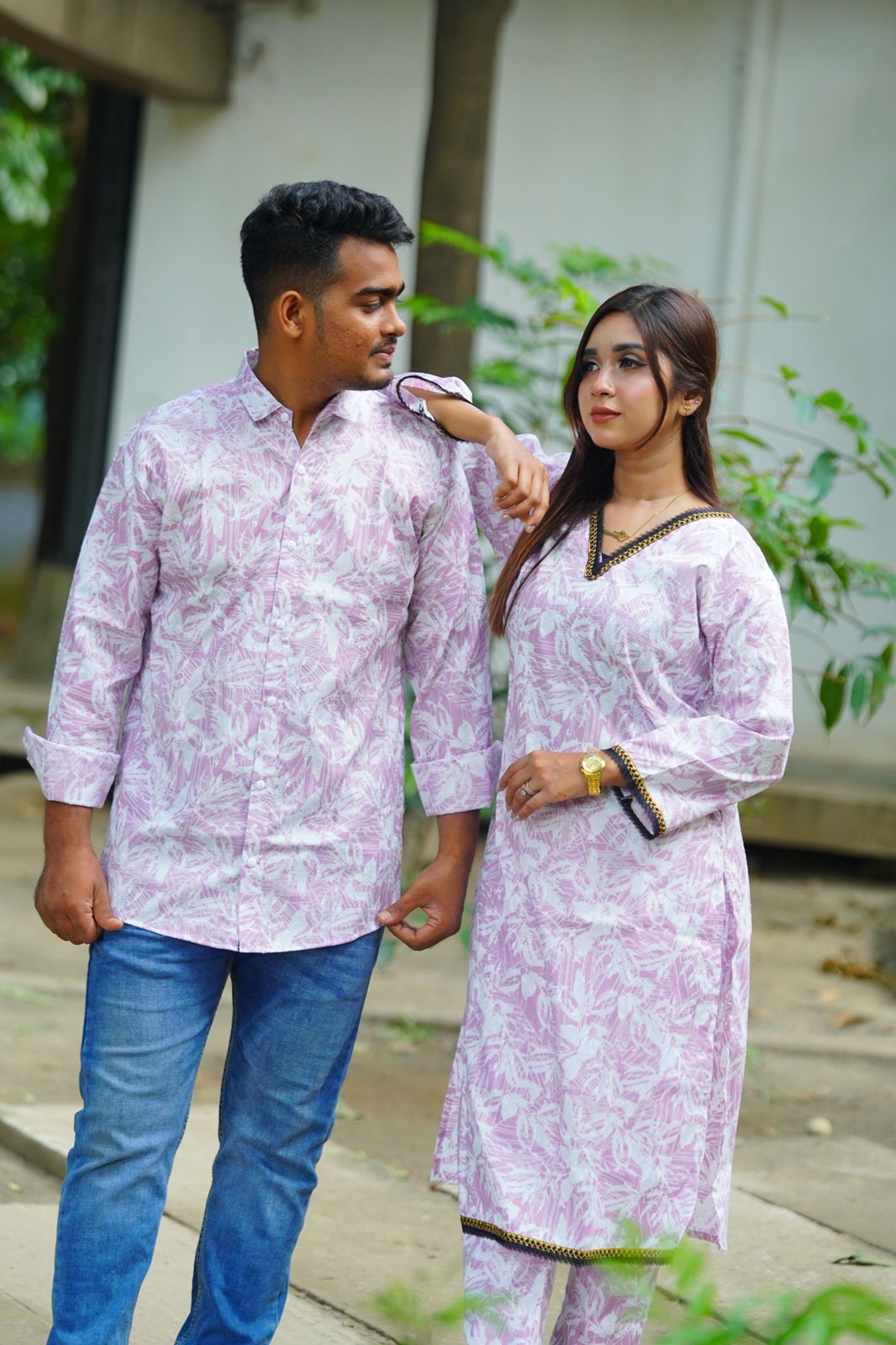 Shirt Three Piece Couple Set 21333