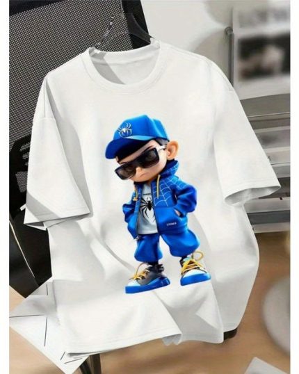 Stylish Drop Shoulder T-Shirt 21714