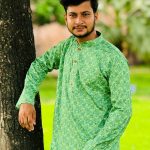 Cotton Print Panjabi 14887