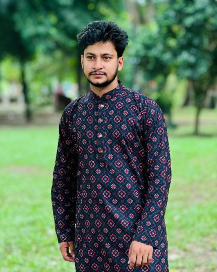 Cotton Print Panjabi 18132