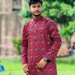 Cotton Print Panjabi 18609