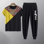 Cotton T-shirt and Trouser Set 21413