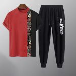 Cotton T-shirt and Trouser Set 21415