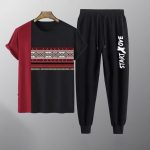 Cotton T-shirt and Trouser Set 21417