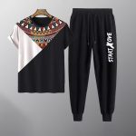 Cotton T-shirt and Trouser Set 21418