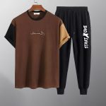 Cotton T-shirt and Trouser Set 21419