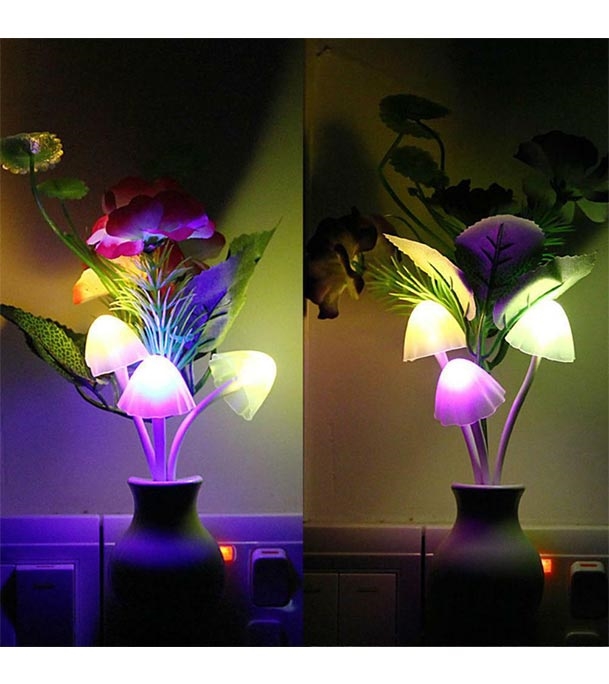 Mushroom Sensor LED Night Light Wall Lamp 3695 Mushroom Sensor LED Night Light Wall Lamp 3695