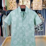 Pure Cotton Half Sleeve Print Shirt 22021
