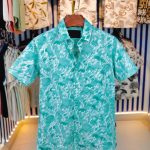 Pure Cotton Half Sleeve Print Shirt 22023