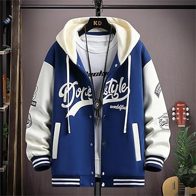 Amvosh Print Button Hoodie 23511