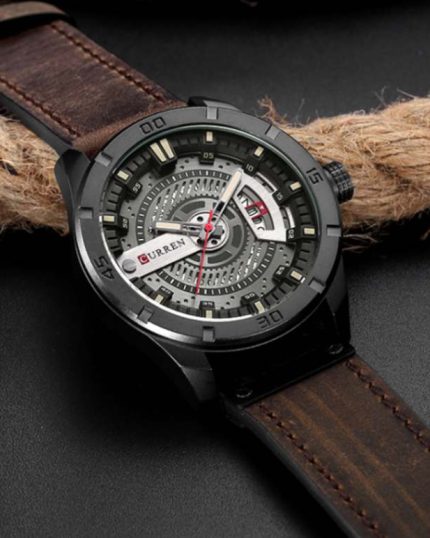 Curren 8301-Brown Watch Price In Bangladesh