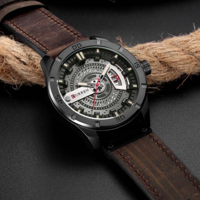 Curren 8301-Brown Watch Price In Bangladesh