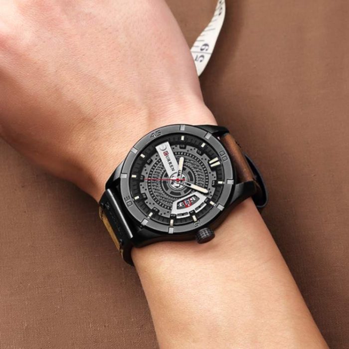 Curren 8301-Brown Watch Price In Bangladesh