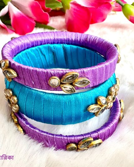 বেগুনী নীহারিকা - Handmade চুড়ি 22437
