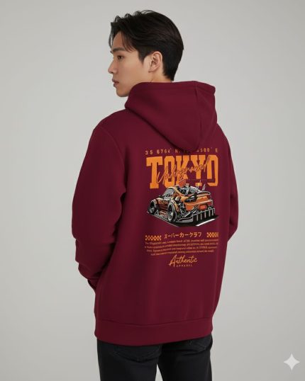 Drop Shoulder Hoodie for Men 24870