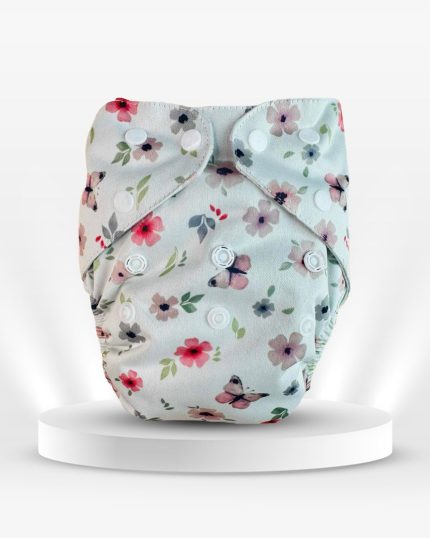Washable Diaper (Knitted Fabric) – with 2 Pads