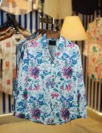 Popcorn Full Sleeve Cotton Shirt for Men 23783 - Image 2