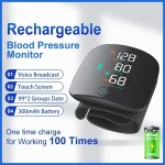 Rechargeable Digital Blood Pressure Monitor with Voice Broadcast