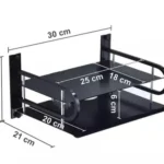 2 Layer Wall Mounted Router Stand - Image 4