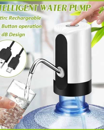 Automatic Water Dispenser with USB Charging – Electric Drinking Water Pump for Bottled Water