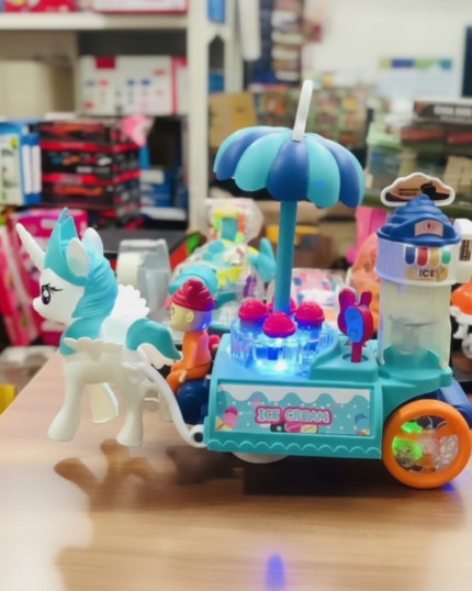 Bump And Go Monkey Ice Cream Toy for Kids