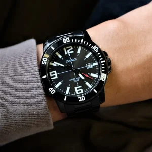 Casio Analog Watch For Men- Black - MTP-VD01B-1BVUDF