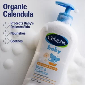 Cetaphil Baby with Organic Calendula Wash & Shampoo – 400ml