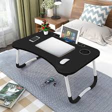 Folding Laptop Table - Portable Study and Work Desk for Bed
