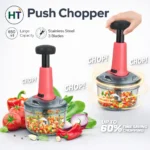 Roto Push Chopper – Ultra Fast Vegetable & Onion Cutter - Image 3